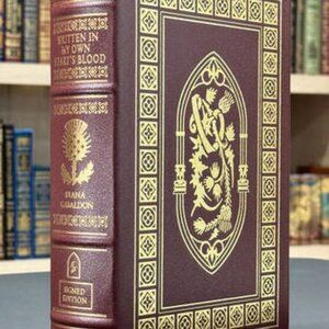 Written In My Own Hearts Blood by Diana Gabaldon Easton Press New Signed Edition